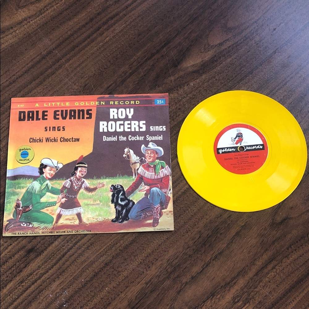 Golden Records Yellow Vinyl Kids Toys